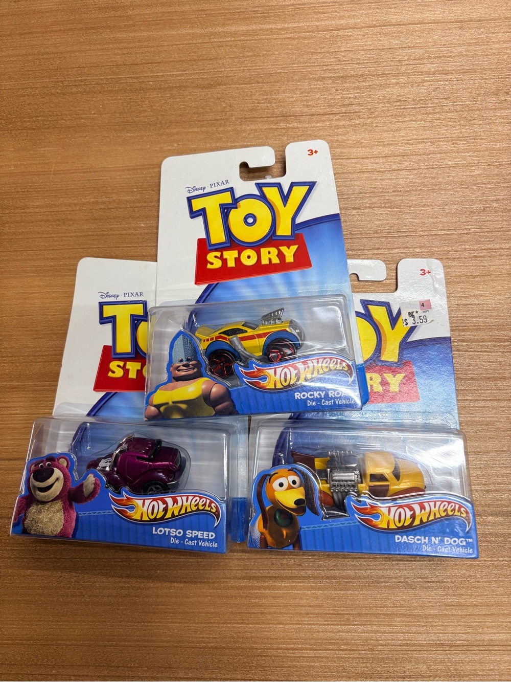 Toy Story Character Hot Wheels